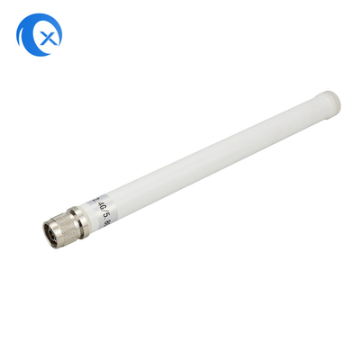 2.4G + 5.8G Dual Band High Gain 7DBi WiFi ngoài trời chống nước Ống kính sợi với N đầu nối nam