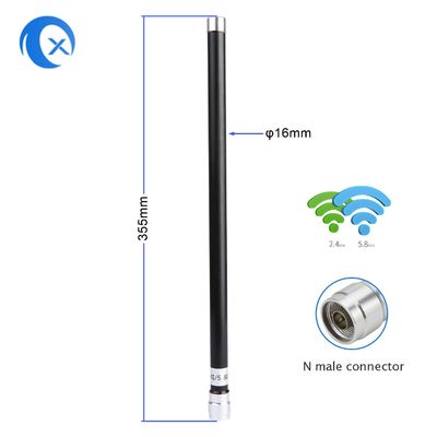 Ăng ten trạm gốc sợi thủy tinh đa hướng 7dBi băng tần kép