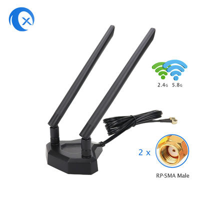 RoHS 2.4 Ăng-ten cơ sở từ tính băng tần kép 5,8 GHz 5dBi
