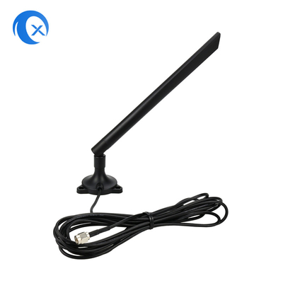 2.4G 5 DBi 5g 5.8g Wifi Omnidirectional Magnet Mount Antenna với đầu nối SMA cho thẻ mạng