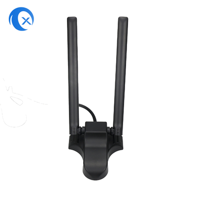 Nhóm băng kép 2.4GHz 5GHz RP-SMA ăng-ten WiFi với cáp mở rộng 6,5 feet cho PC máy tính để bàn không dây Bluetooth