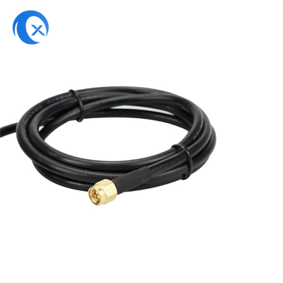 806-960MHz / 1710-2690MHz 4G LTE ăng-ten từ tính với đầu nối SMA cáp LMR195