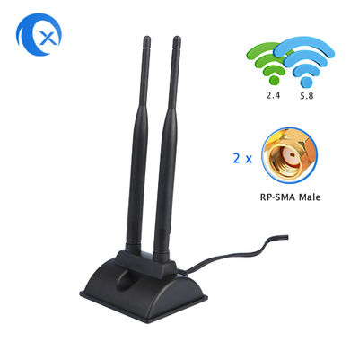 Ống ăng-ten WiFi 6dBi với đầu nối nam RP-SMA