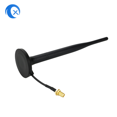 2.4G 5.8g Dual-Band 7 DBi WiFi Extender ăng-ten gắn từ với đầu nối nữ SMA
