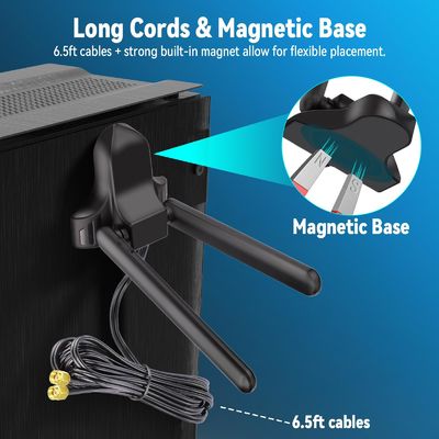2.4GHz 5GHz 6GHz Ống sóng WiFi từ tính