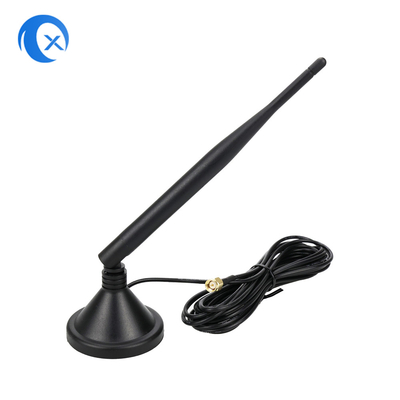2.4G 5 DBi WiFi Extender Ứng ăng-ten gắn từ với SMA đầu nối nam để truyền thông không dây tín hiệu