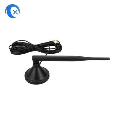2.4G 5 DBi WiFi Extender Ứng ăng-ten gắn từ với SMA đầu nối nam để truyền thông không dây tín hiệu