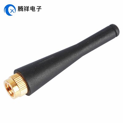 SMA Nam thẳng vàng bọc kết nối ăng-ten 868MHz 2dBi cao su ăng-ten cho cầm tay, TV, ô tô, nhà hát