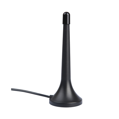 698-960MHz/1710-2700MHz 3dBi Không dây 4G / LTE ăng-ten SMA Male Connector Magnetic Mount với cáp Rg174