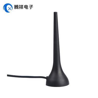 698-960MHz/1710-2700MHz 3dBi Không dây 4G / LTE ăng-ten SMA Male Connector Magnetic Mount với cáp Rg174