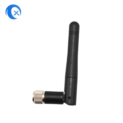 Ống ăng-ten WiFi xoay bên ngoài toàn hướng 2.4GHz ăng-ten 2dBi với đầu nối nam SMA