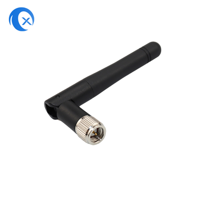 Ống ăng-ten WiFi xoay bên ngoài toàn hướng 2.4GHz ăng-ten 2dBi với đầu nối nam SMA