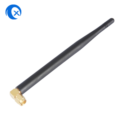 SMA Male Connector Mount High Gain 5dBi 868MHz 2.4G ăng-ten NFC ốp góc phải WiFi ốp vịt ăng-ten cho Router