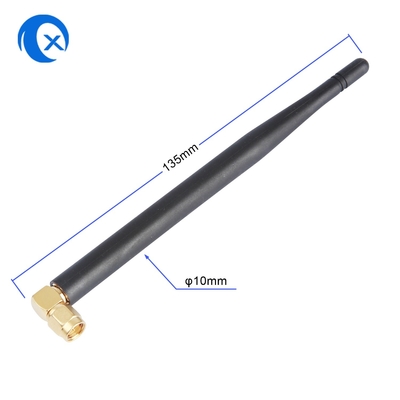 SMA Male Connector Mount High Gain 5dBi 868MHz 2.4G ăng-ten NFC ốp góc phải WiFi ốp vịt ăng-ten cho Router