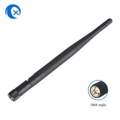 2.4G 5.8g Tăng cường cao 5dBi ăng-ten hai băng tần ăng-ten có thể gập lại ăng-ten WiFi bên ngoài ăng-ten cao su với SMA nam cho bộ định tuyến