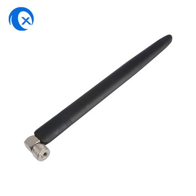 Lợi nhuận cao 5dBi cố định 90 độ Xương cao su bên ngoài góc phải RP SMA Kết nối nam 2.4GHz ăng-ten cho camera an ninh HD