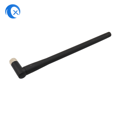 2.4G Tăng cường cao 5dBi góc phải cố định ngoài cao su Duck WiFi SMA ăng-ten cho WiFi Router