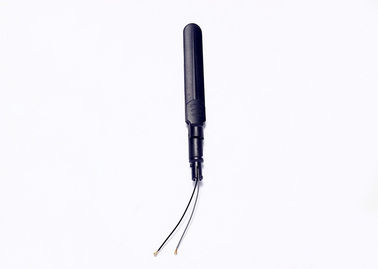 Đen Antenna GSM SMA Uốn cong nhựa PCB SMA với cáp RG113