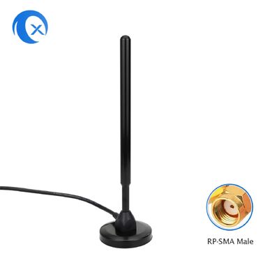 Anten Lorawan Helium Hotspot 4 dBi Đế Từ Tính cho Máy Đào Bobcat 300 với Cáp Mở Rộng