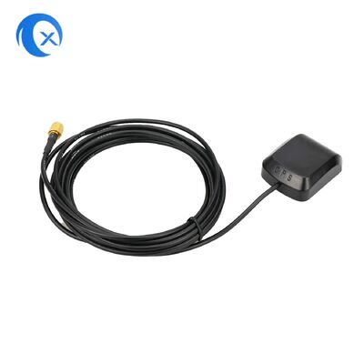 1575.42MHz 28dBi 3m Omnidirectional Magnetic Mount GPS Active Antenna Aerial Sam Connector Rg174 Cable