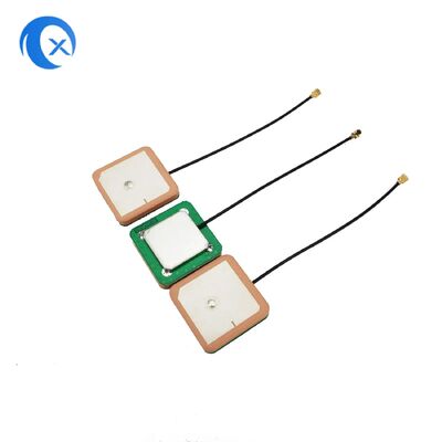Ăng-ten GPS chủ động bên trong bằng gốm siêu mạnh, Ăng-ten gốm chủ động GPS độ lợi cao 22dBi với đầu nối U.FL