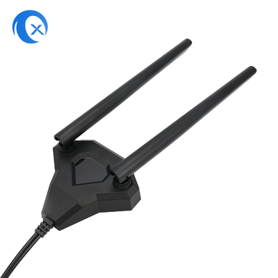 Cơ sở từ tính ăng ten băng tần kép 2,4 GHz 5 GHz cho Bộ định tuyến không dây thẻ mạng WiFi PCI-E