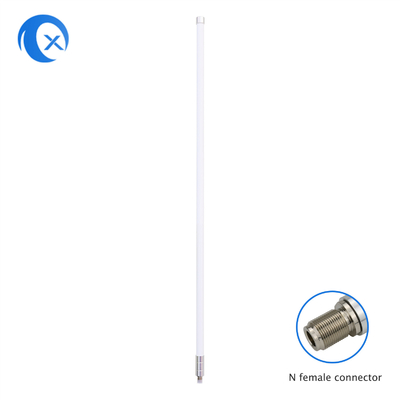 Ăng-ten sợi thủy tinh 10dBi ngoài trời 915MHz LoRa Cổng vào Ăng-ten Helium Omni Hướng N Loại ăng-ten nữ