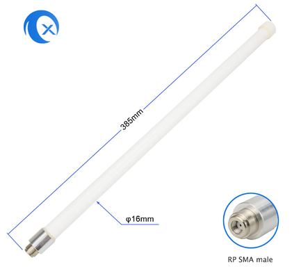 Ăng ten máy thu DBI 433MHZ cao Ăng ten hình roi bằng sợi thủy tinh với đầu nối nam SMA