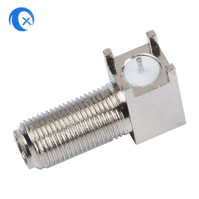 Viễn thông RF Máy CNC Phần cứng F Loại Connector Nữ cho cáp đồng trục