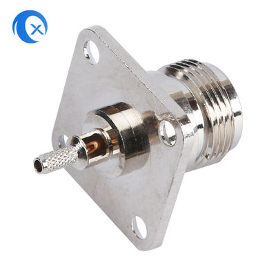 50ohm Pannel ngàm kết nối nữ loại F Bộ phận phần cứng CNC