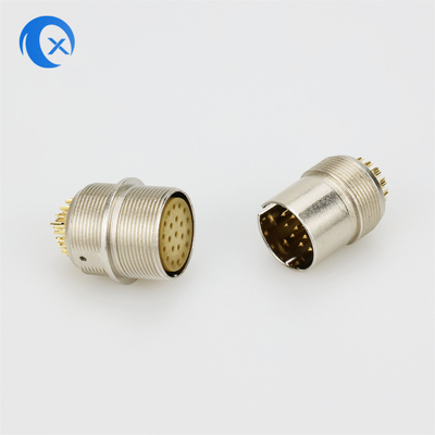 Hàng mới về Hợp kim kẽm kim loại 22pin Đẩy-kéo Đầu nối Micro Jack cắm tròn