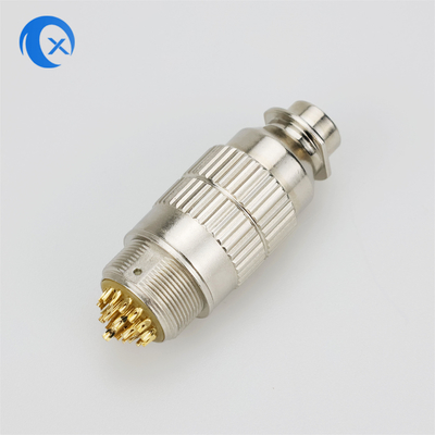 Hàng mới về Hợp kim kẽm kim loại 22pin Đẩy-kéo Đầu nối Micro Jack cắm tròn