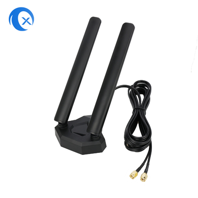WiFi 6E Tri Band ăng ten 6GHz 5GHz 2.4GHz Gaming ăng ten WiFi Cơ sở từ tính cho máy tính cá nhân