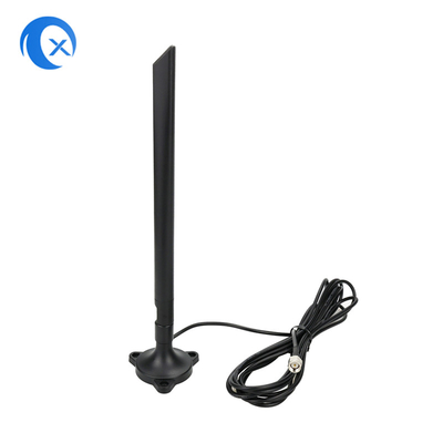 2.4G 5 DBi 5g 5.8g Wifi Omnidirectional Magnet Mount Antenna với đầu nối SMA cho thẻ mạng