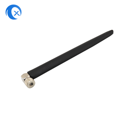 Lợi nhuận cao 5dBi cố định 90 độ Xương cao su bên ngoài góc phải RP SMA Kết nối nam 2.4GHz ăng-ten cho camera an ninh HD