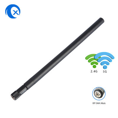 Đầu nối xoay RP SMA Ăng-ten WiFi đa hướng băng tần kép 5dBi
