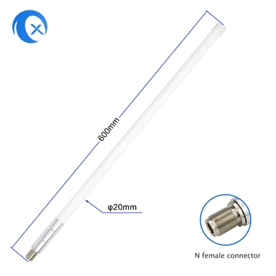 Ăng ten sợi thủy tinh 5,8dBi không thấm nước ngoài trời Ăng ten N loại 915 MHz cho cổng LoRa