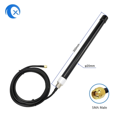 Ăng ten sợi thủy tinh chống thấm nước ngoài trời đa hướng không thấm nước 4G với đầu nối LMR195 SMA